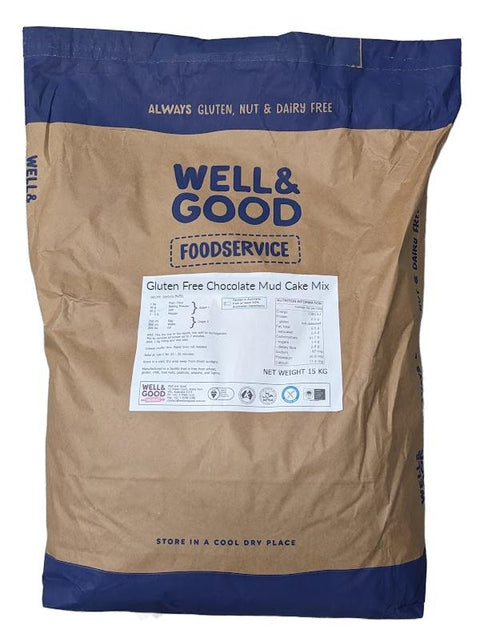 Well & Good Choc Mud Cake Mix Gluten Free 15kg