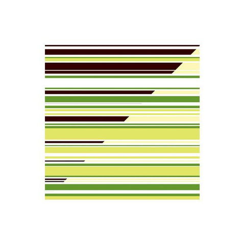 Chocolate Transfer Sheet Green Stripe