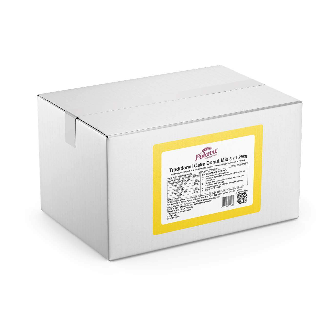 Polava Traditional Cake Donut Mix 8x1.25kg – iBake Australia