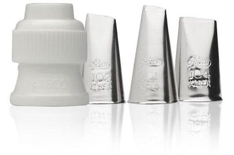 Ateco 4 Pce Rose Tube  101,102,104