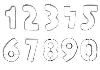 Chef Inox Cutter Set Number 9pc 35mm