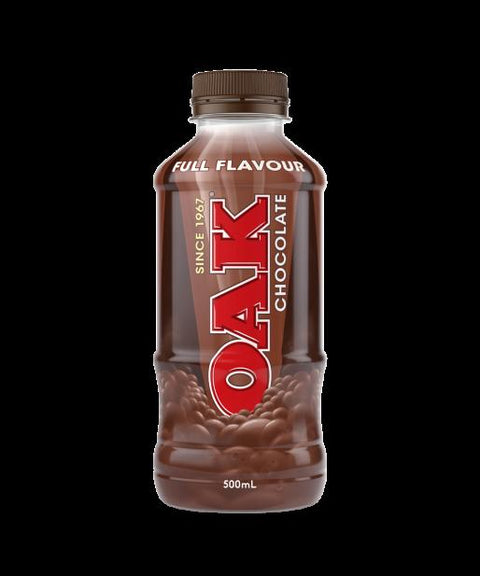 Oak UHT Flavoured Milk Chocolate 6x500ml