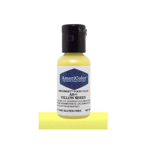 AmeriColor Air Brush Colour Yellow Sheen 20g