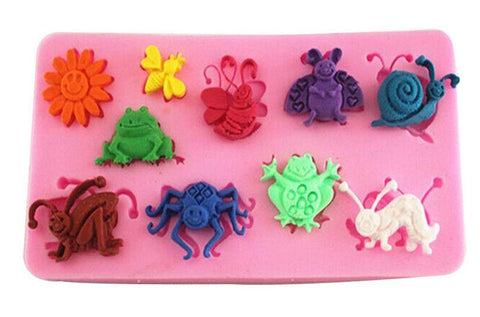 Silicon Mould 764 Summer Bugs
