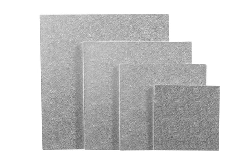 11" Masonite Board Square Silver (1)