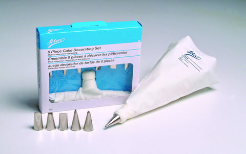Ateco 8 Piece Decorating Set with Flex Bag