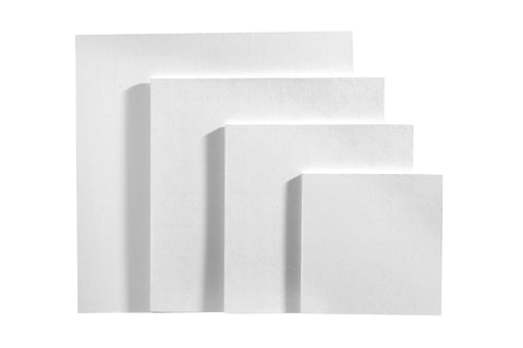 10" Masonite Board Square White (1)