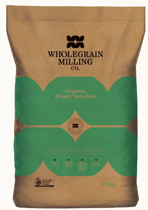 WGM Organic Wheat Semolina 12.5kg