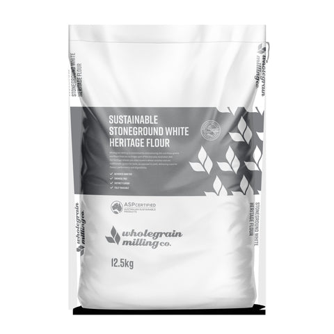 WGM SUSTA Stoneground White Heritage Flour 12.5kg