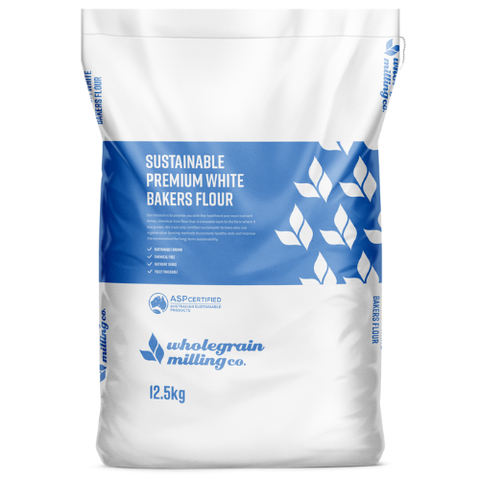 WGM SUSTA Premium White Bakers Flour 12.5kg