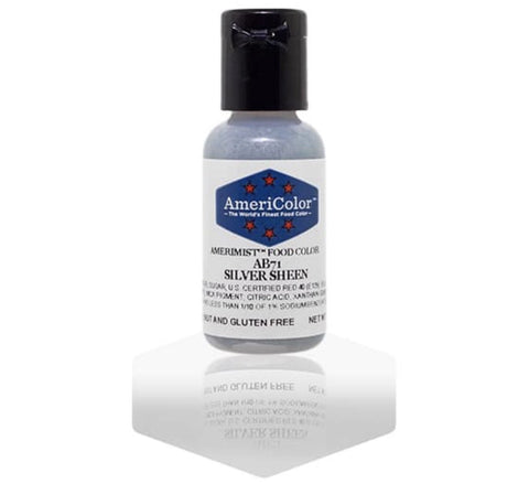 AmeriColor Air Brush Colour Silver Sheen 20g