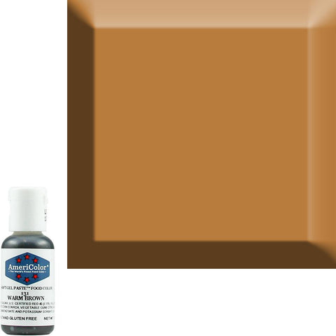 AmeriColor Gel Warm Brown 21gm