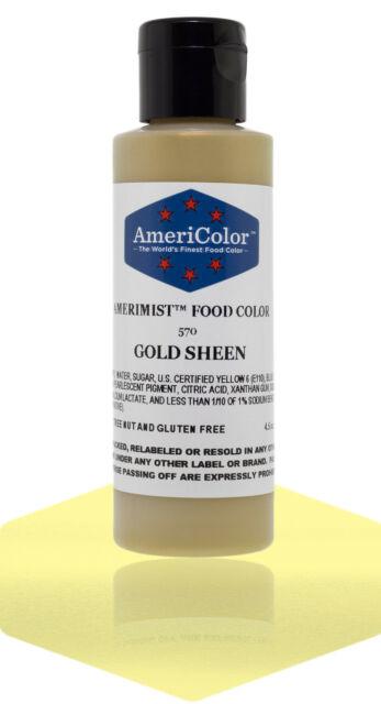 AmeriColor Air Brush Colour Gold Sheen 128g