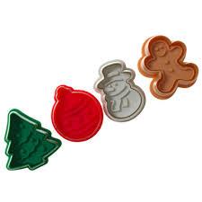 Ateco Christmas 4pc Plunger Cut