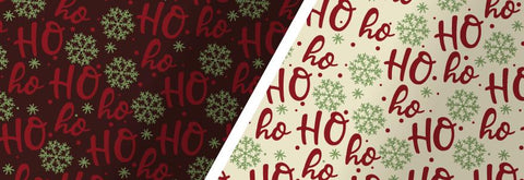 Chocolate Transfer Sheet Ho Ho Ho 300x400mm