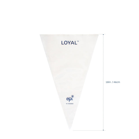 Loyal Piping Bag Disposable 18"/46cm Clear (100)