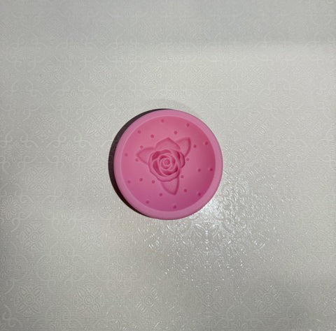 Silicon Mould 675 Rose With Dots