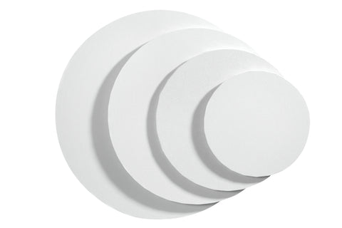 10" Masonite Board Round White (1)