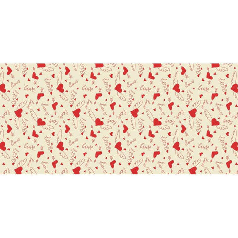 Chocolate Transfer Sheet Love With Heart 400x300mm