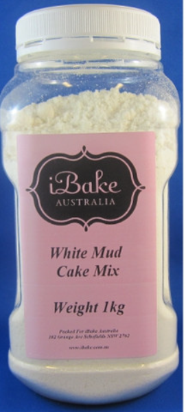 iBake White Mud Cake Mix 1kg
