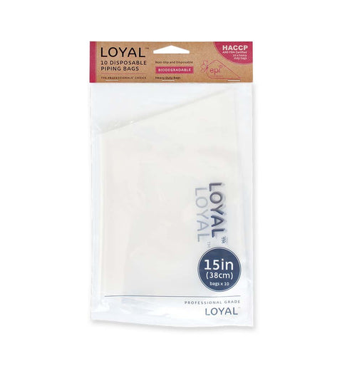 Loyal Piping Bag Disposable Clear 38cm (10)