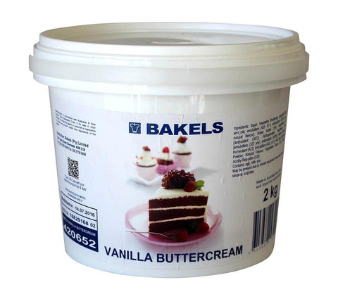 Bakels Vanilla Buttercream 2kg