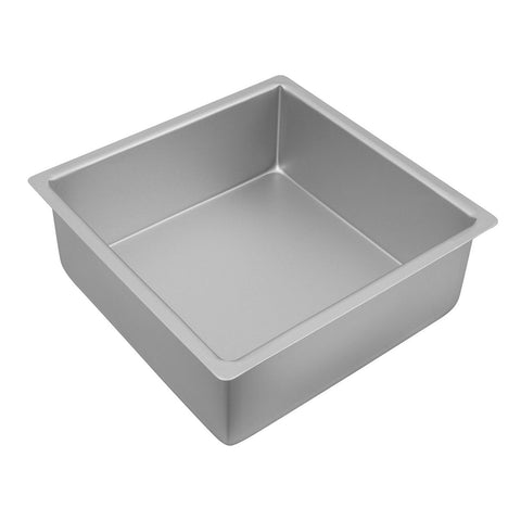 Bakemaster Anodised Square Deep Cake Pan 25x10cm