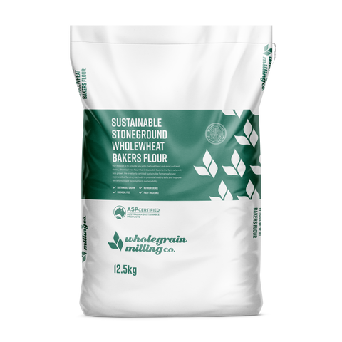 WGM SUSTA Stoneground Wholewheat Flour 12.5kg