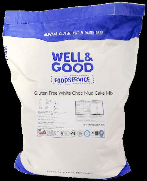 Well & Good White Mud Cake Mix Gluten Free 10kg