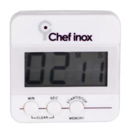 Chef Inox Timer Digital Countdown 60 Min 62x25mm